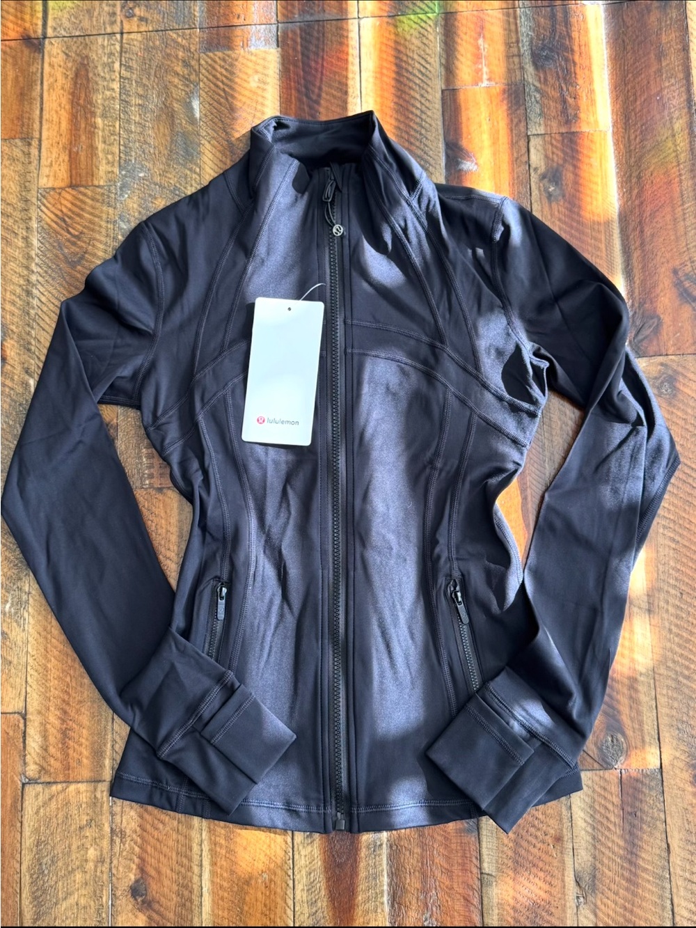 ALO Yoga Black Full-Zip Bomber Jacket
